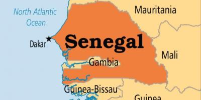 Karte dakar Senegāla